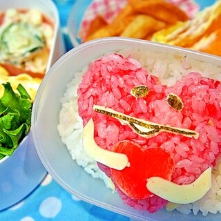 ♡なめこ栽培　ラブなめこ♡で息子に愛を*♥*弁当